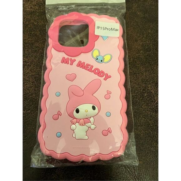 My Melody Silicone IPhone Case 15 Pro Max - Picture 1 of 3